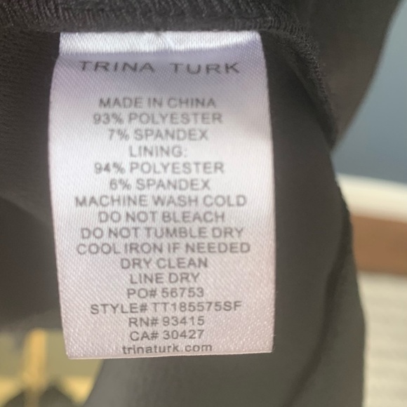 Trina Turk Shalay Ponte textured dress. Size 4. - Picture 8 of 12